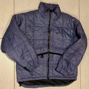 Vintage Y2K NIKE ACG Purple Quilted Puffer Jacket